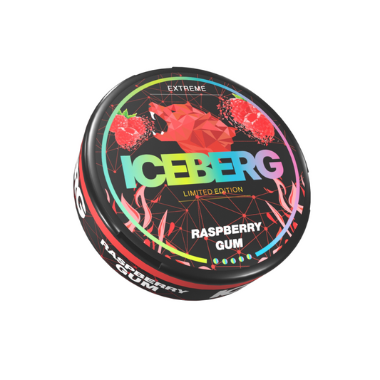 ICEBERG - RASPBERRY GUM (130MG)