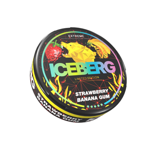 ICEBERG - STRAWBERRY BANANA GUM (150MG)